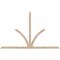 Ekena Millwork Richland Smooth Timber Gable Bracket, Douglas Fir, 108"W x 68"H x 3 1/2"D x 3 1/2"F, 15/12 Pitch GBW108X68X0404RIC00SDF - alternate 1